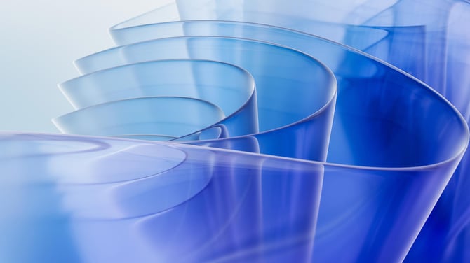 Blue cups