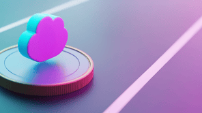 Cloud over a coin