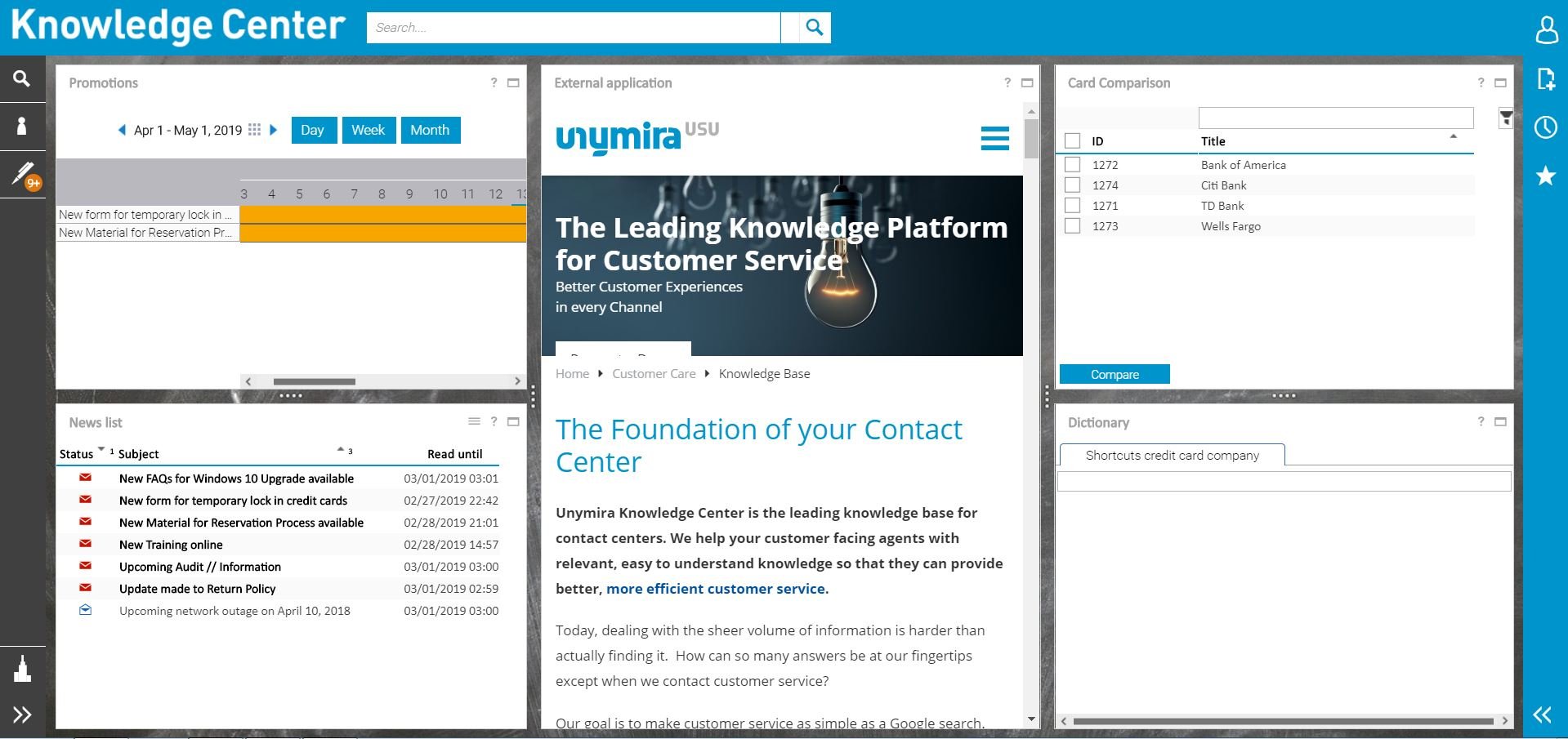 Checklist for Choosing a Knowledge Base
