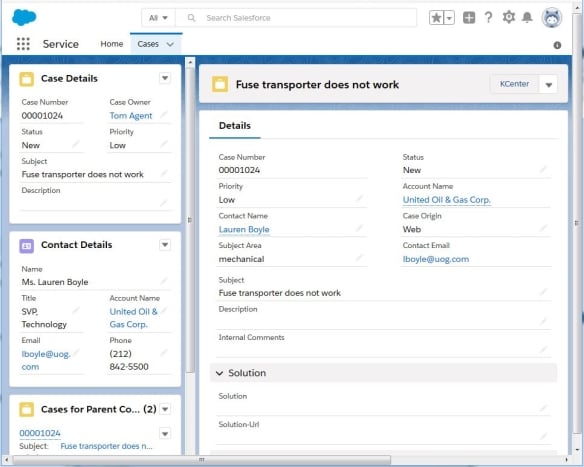 knowledge Center Salesforce
