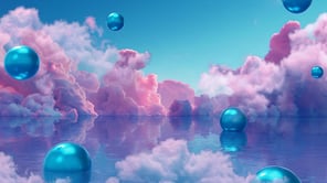 Clouds with bubbles