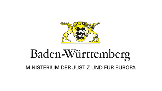 Ministerium der Justiz und für Europa Baden-Württemberg Logo
