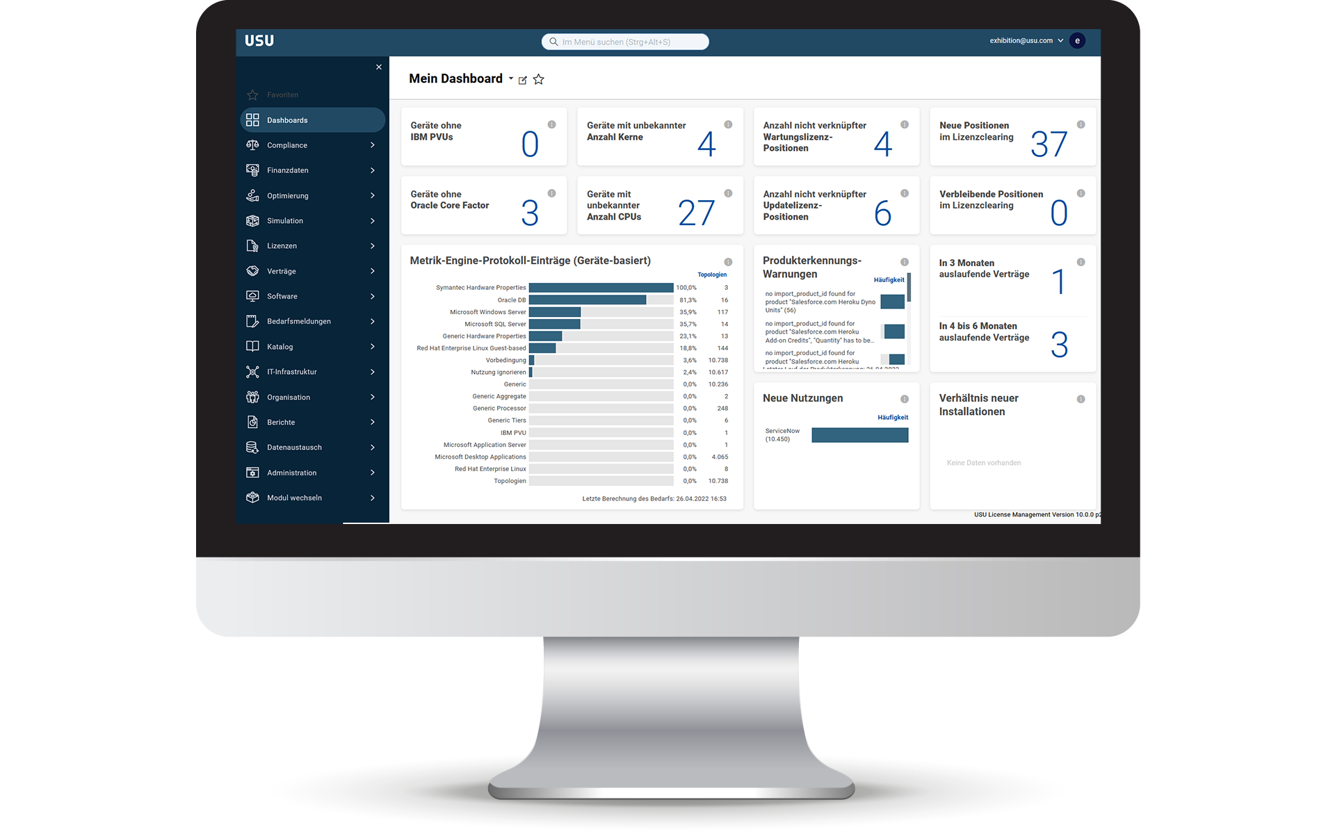 USU Software Asset Management - License Management