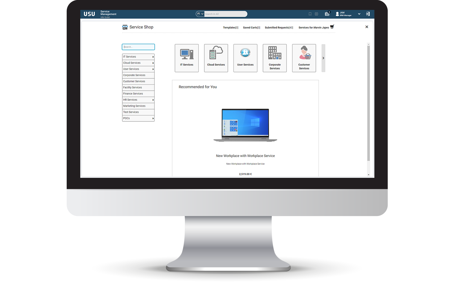 USU IT Service Management, ITSM Tool, IT Self-Service