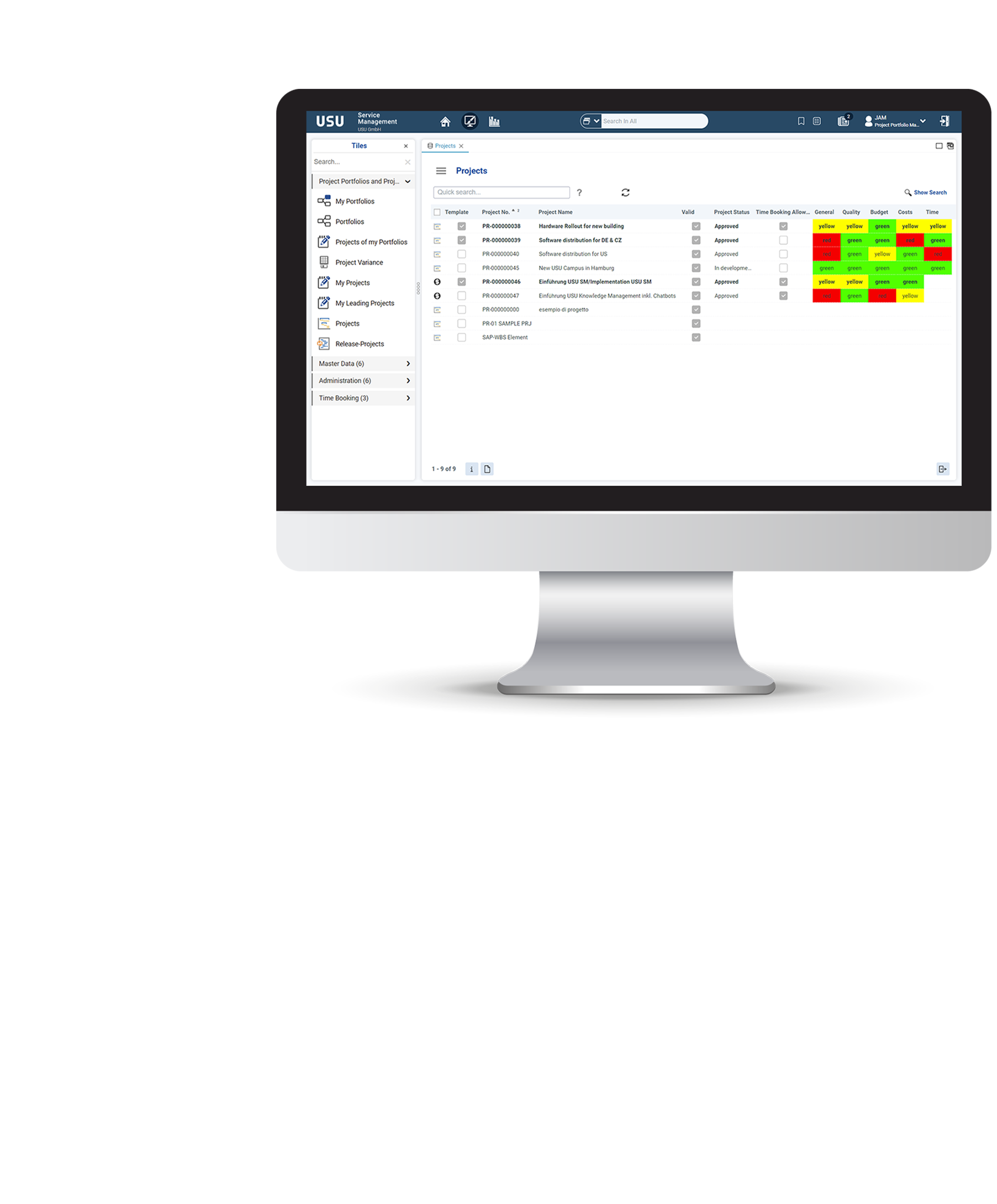 USU IT Service Management - IT Project Portfolio Management