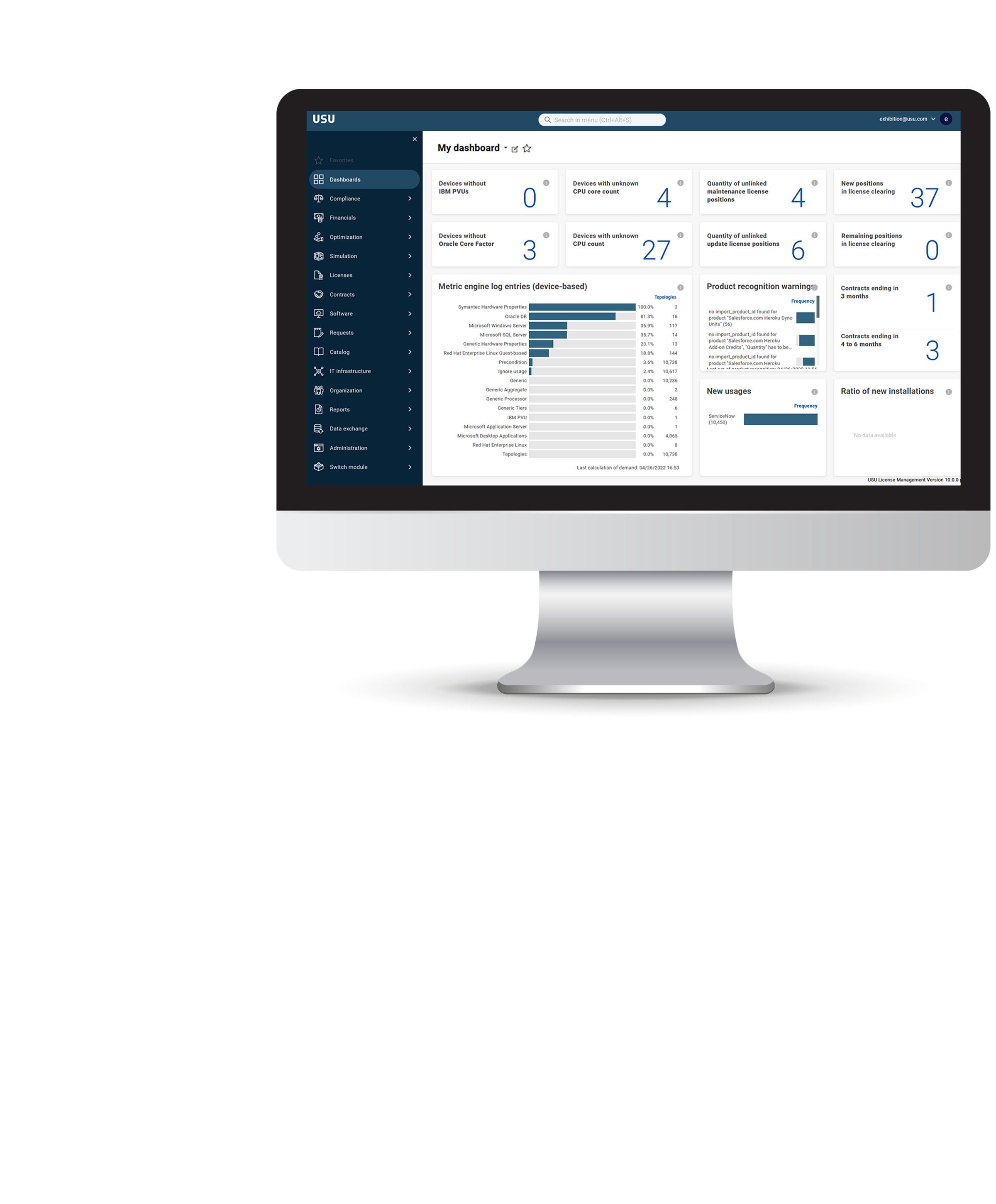 USU Software Asset Management - License Management