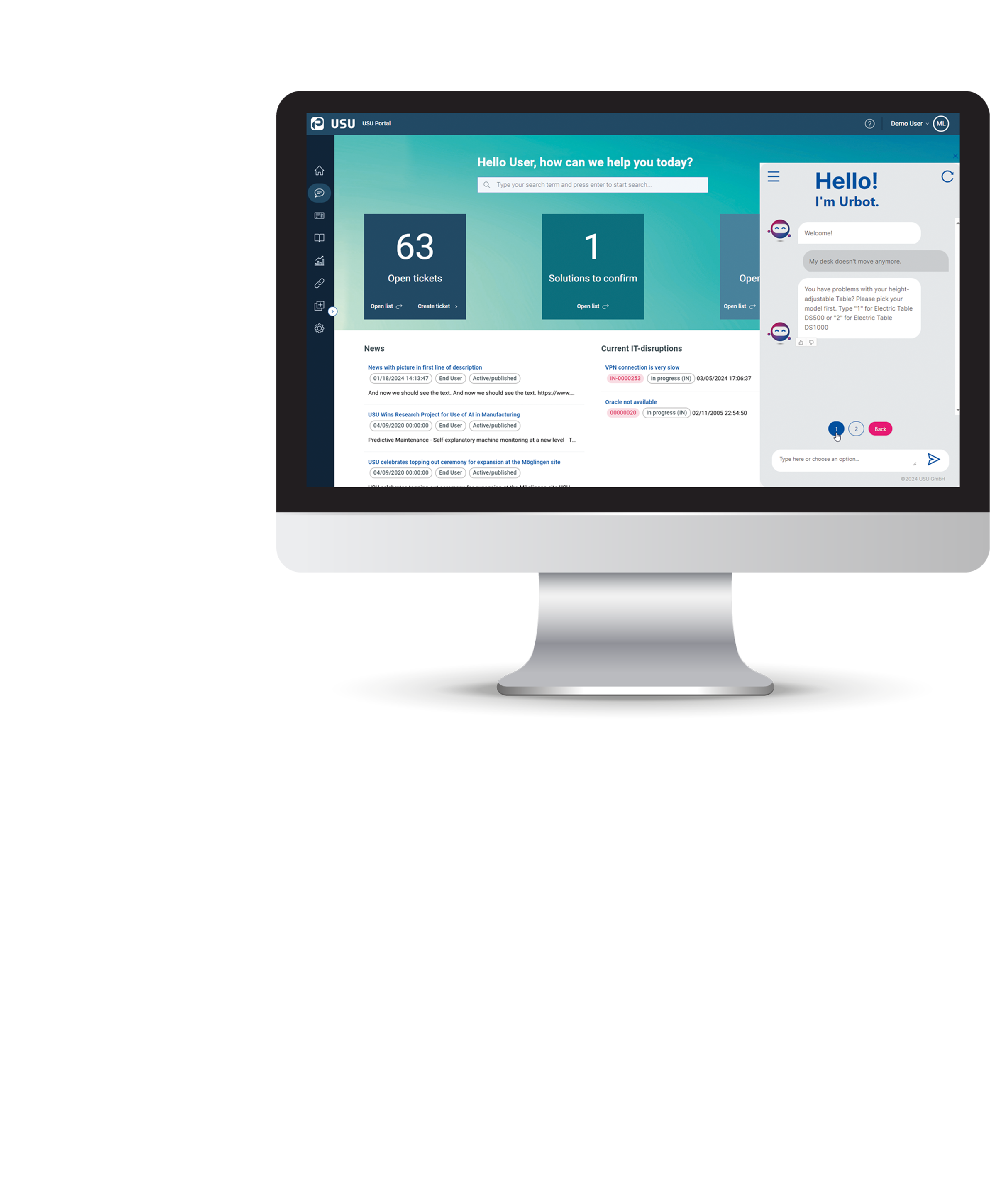 USU IT Self-Service Management